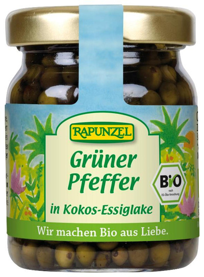 Produktfoto zu Grüner Pfeffer in Kokos-Essig