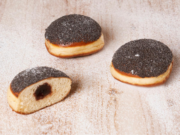 Produktfoto zu Zwetschgen-Mohn Krapfen