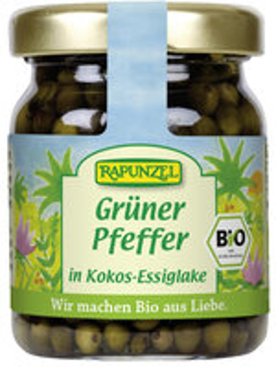 Produktfoto zu Grüner Pfeffer in Kokos-Essig