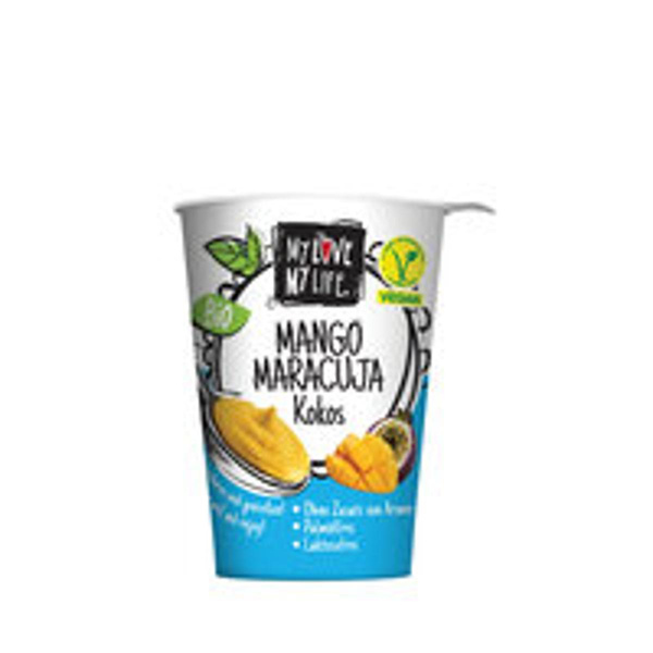 Produktfoto zu Kokoscreme Mango Maracuja 180g Becher