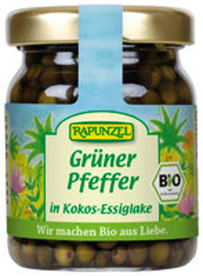 Produktfoto zu Grüner Pfeffer in Kokos-Essig