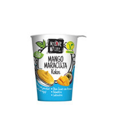 Produktfoto zu Kokoscreme Mango Maracuja 180g Becher