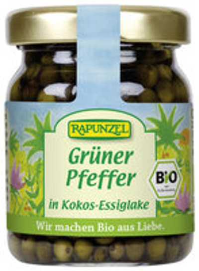 Produktfoto zu Grüner Pfeffer in Kokos-Essig