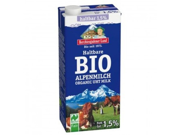 Produktfoto zu Bio Vollmilch Laktosefrei, haltbar 1l