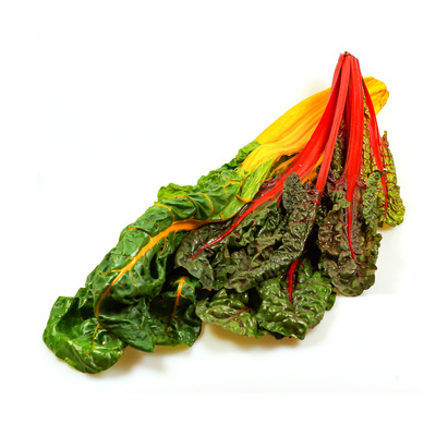 KI generiert: Bunter Mangold auf weißem Hintergrund.